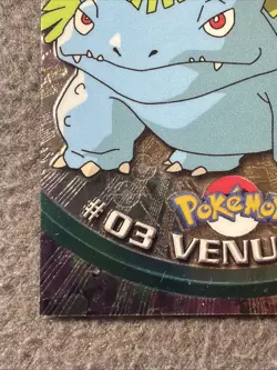 VENUSAUR 2000 TOPPS CHROME POKEMON TV ANIMATION EDITION #03 NM RARE - Image 2