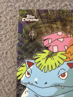VENUSAUR 2000 TOPPS CHROME POKEMON TV ANIMATION EDITION #03 NM RARE - Image 3