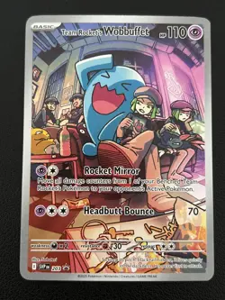 Team Rocket’s Wobbuffet SVP 203 Destined Rivals Promo Pokemon TCG - NM - Image 1