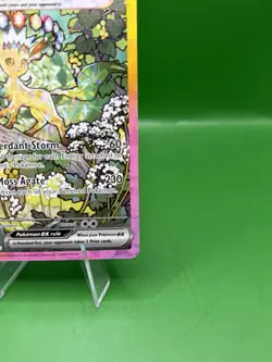 Pokemon Leafeon ex 144/131 Prismatic Evolutions Special Illustration Rare Holo - Image 5
