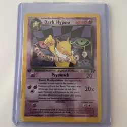 Pokemon Dark Hypno 1st Edition Team Rocket Holo LP/NM - Image 1
