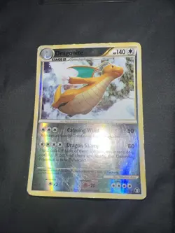 Pokemon 2010 Dragonite 18/102 Reverse Holo Rare HS-Triumphant - Image 3