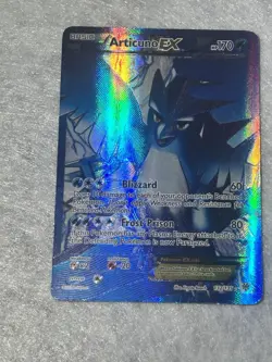 2012 Articuno EX 132/135 Plasma Storm Holo Full Art Team Plasma LP Pokemon Card - Image 2