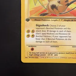 Pokemon Vintage 1st Edition Raichu 29/62 Fossil Wizards Of The Coast 1999 - Image 5