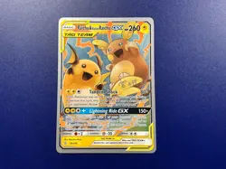 NM - Raichu & Alolan Raichu GX (Haruki Miyamo) 54/236 - 2019 World Championships - Image 1