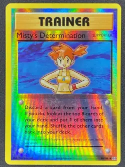 Pokemon Misty's Determination Reverse Holo 80/108 EVO Evolutions LP/NM - Image 1