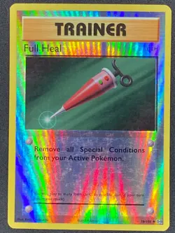 Pokemon Full Heal Reverse Holo 78/108 EVO Evolutions LP - Image 1