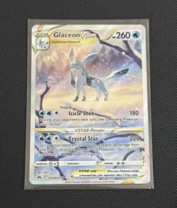 Pokemon Glaceon VSTAR GG40/GG70 Crown Zenith Galarian Gallery Ultra Rare Holo - Image 1