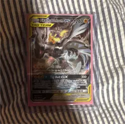 Pokemon Pikachu & Zekrom GX TAG TEAM Black Star Promo SM168 Holo Sun & Moon - Image 1