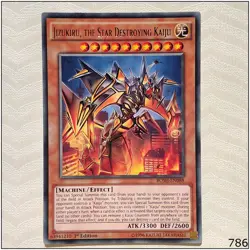 Jizukiru, the Star Destroying Kaiju - BOSH-EN088 - Rare 1st Edition Yugioh - Image 1