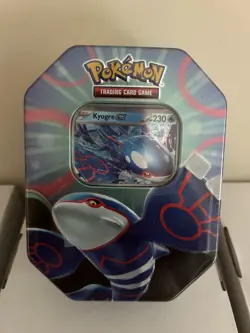 2015 Pokemon XY TCG Legends Of Hoenn Tin Kyogre EX New Sealed - Image 1