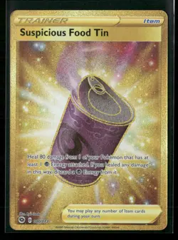 Suspicious Food Tin 080/073 Secret Rare Champion's Path Pokemon Near Mint - Image 1