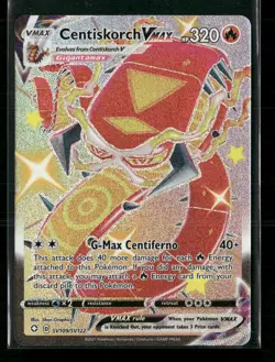 Centiskorch VMAX SV109/SV122 Holo Shining Fates Shiny Vault Pokemon Holo NM - Image 1