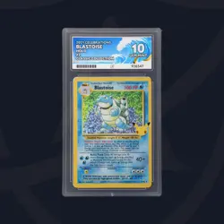 Ace 10 Pokemon Blastoise Holo 2/102 Celebrations Classic Collection GEM MINT - Image 1