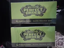 Lot Of 2 - Pokemon TCG Perfect Order Pokemon Center ETB Elite Trainer Box NEW - Image 3