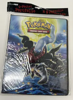 Pokemon Darkrai & Venusaur 9 Pocket Binder - Black & White Dark Explorers Sealed - Image 1
