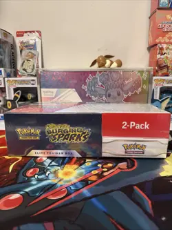 Pokemon Surging Sparks ETB & Booster Bundle Costco 2-pack Factory Sealed - Image 3