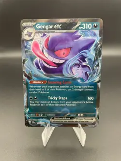 Gengar ex 104/162 - Temporal Forces - Double Rare - NM - Pokemon TCG - Image 1