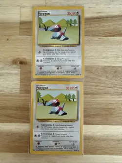 Pokemon Porygon 39/102 BS Base Set Unlimited LP/NM - Image 1