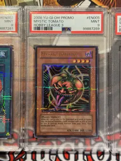 2008 Yugioh Sammlung Hobby League Promo Ultra Parallel Rare 3x PSA 9 - Image 3