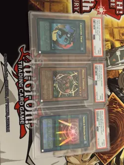 2008 Yugioh Sammlung Hobby League Promo Ultra Parallel Rare 3x PSA 9 - Image 5