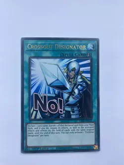 RA05-EN118 Crossout Designator Variant Art Ultra Rare 1st Ed YuGiOh - Image 1
