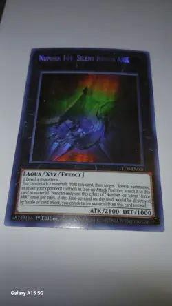 Yu-Gi-Uh Ghost Rare 1st Edition Number 101 Silent Honor Ark Led9-EN000 - Image 3