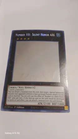 Yu-Gi-Uh Ghost Rare 1st Edition Number 101 Silent Honor Ark Led9-EN000 - Image 4