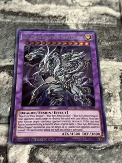 Yugioh Blue-Eyes Alternative Ultimate Dragon Prismatic Secret Rare TN19-EN001 NM - Image 2