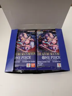 One Piece TCG OP14 The Azure Sea's Seven Booster Box - 24x dead packs - Image 1
