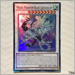 Mecha Phantom Beast Jaculuslan - WSUP-EN034 - Super Rare 1st Edition Yugioh - Image 1