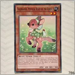 Valerifawn, Mystical Beast of the Forest - NECH-EN038 - Common 1st Editio Yugioh - Image 1