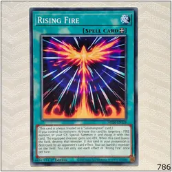 Rising Fire - MP20-EN128 - Common 1st Edition Yugioh - Image 1