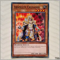 Absolute Crusader - LEDD-ENA13 - Common 1st Edition Yugioh - Image 1