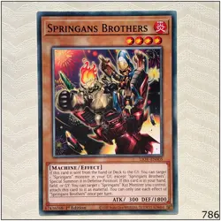 Springans Brothers - LIOV-EN005 - Common 1st Edition Yugioh - Image 1