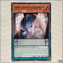 Vulmina, Statue of the Sacred Dragon - INFO-EN082 - Common 1st Edition Yugioh - Image 1