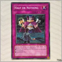 Half or Nothing - CRMS-EN067 - Common 1st Edition Yugioh - Image 1