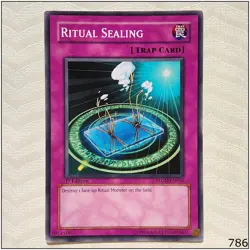 Ritual Sealing - STON-EN056 - Common 1st Edition Yugioh - Image 1