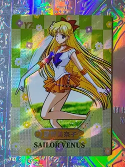 Card Goddess Anime Sailor Moon Mercury Mars Jupiter Venus Sexy Holo Oil - Image 1