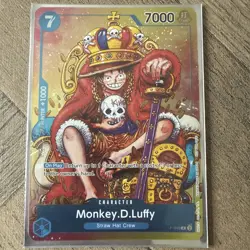 Monkey.D,Luffy P-043 and 2 x P-080 One Piece Promotion Cards Foil - Image 1