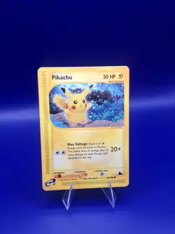 Pokemon Pikachu 84/144 Expedition Base Set Holo Common 2003 English Card - Image 1