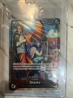 Shanks (2025 PSA Magazine Promo) OP09-001 One Piece Promotion Cards Foil - Image 1
