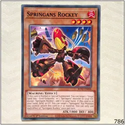 Springans Rockey - BLVO-EN006 - Common 1st Edition Yugioh - Image 1