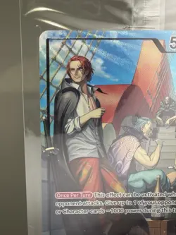 Shanks (2025 PSA Magazine Promo) OP09-001 One Piece Promotion Cards Foil - Image 4