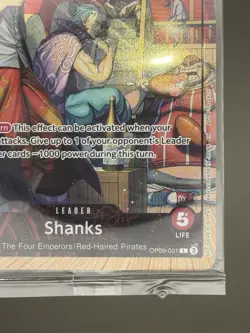 Shanks (2025 PSA Magazine Promo) OP09-001 One Piece Promotion Cards Foil - Image 5