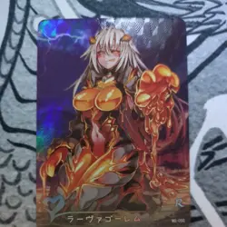 Monster Girl Encyclopedia Lava Golem Anime Waifu ACG Card Doujin - Image 1