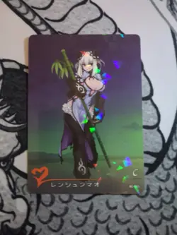 Monster Girl Encyclopedia Panda Anime Waifu ACG Card Doujin Shatterfoil - Image 1