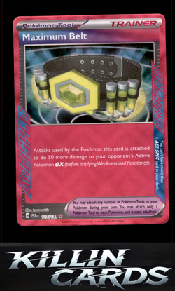 Maximum Belt 117/131 Pokemon ACE SPEC Rare SV: Prismatic Evolutions Card NM - Image 1