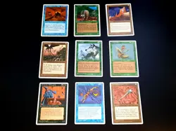 MTG - 4.ED. UNLIMITED (FWB/'95) - 9 RARE CARDS CONVOLUT 08 / NEVER PLAYED / NM - Image 1