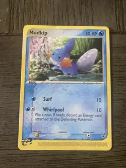 Mudkip 018 Pokemon Card TCG Nintendo Black Star Promo Non Holo - Image 1